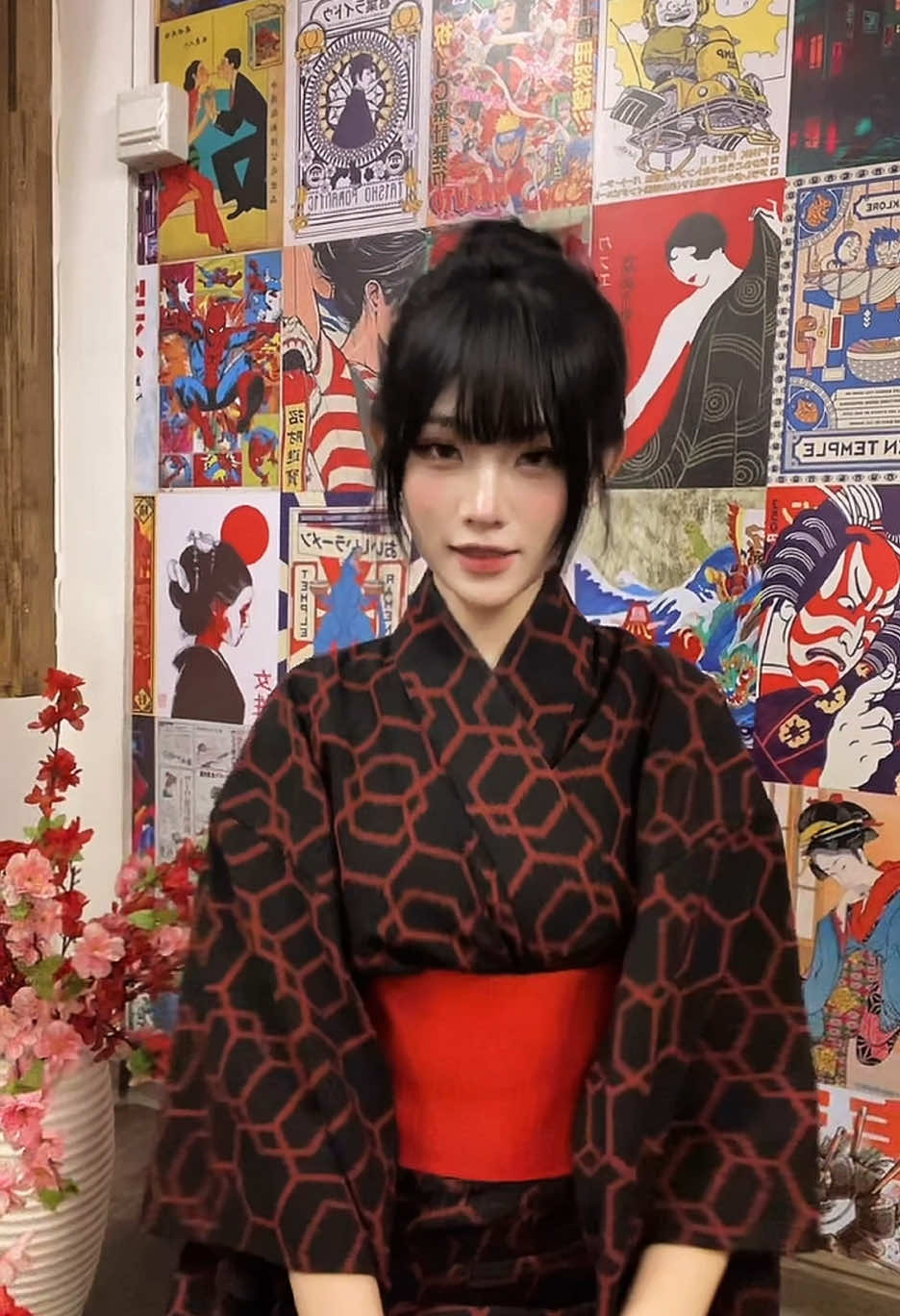 Baby you 🫶 愛している! ❤️@The SAKE BROS #kimono 