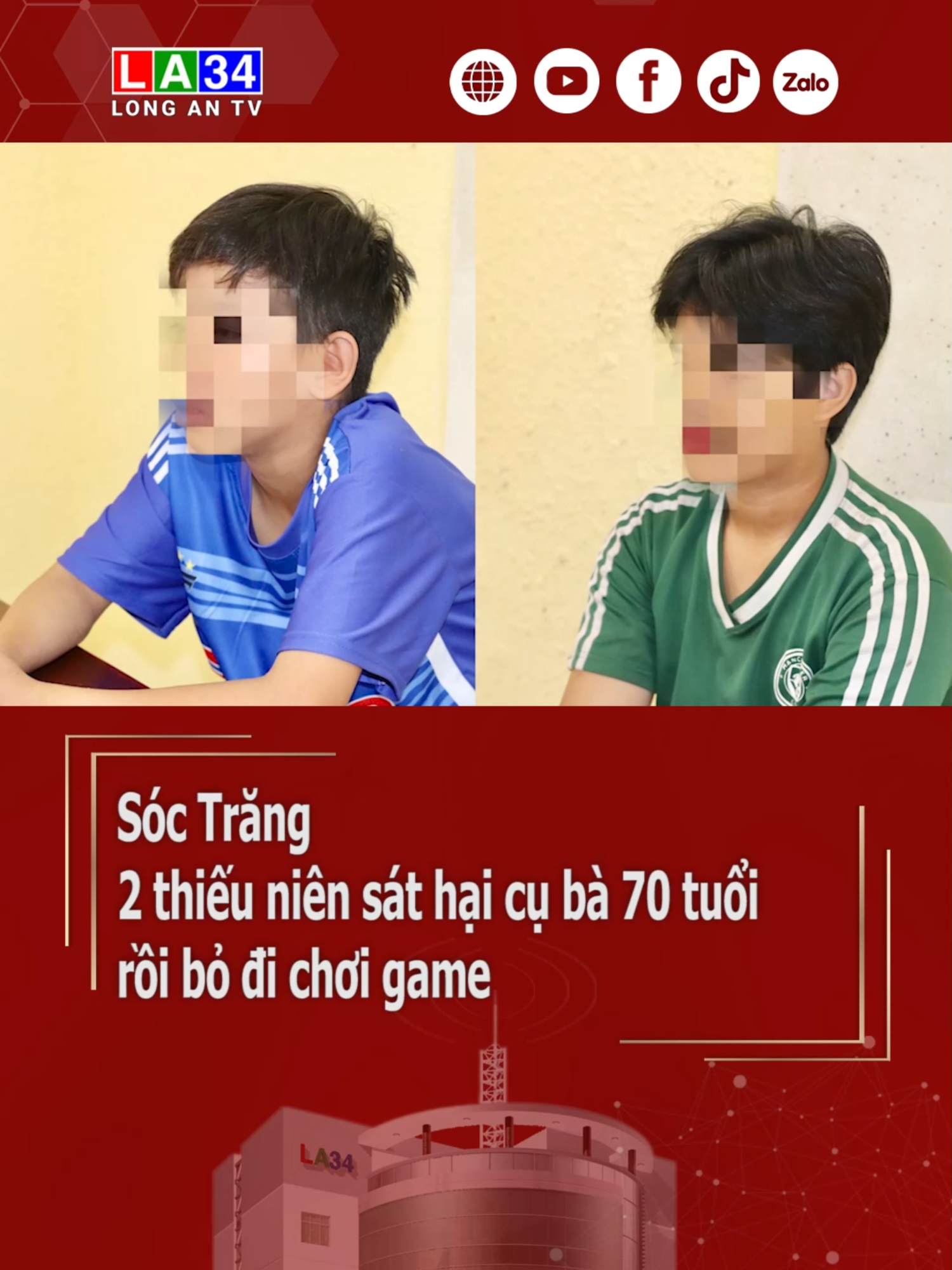 Sóc Trăng: 2 thiếu niên sát hại cụ bà 70 tuổi rồi bỏ đi chơi game #83soctrang #soctrang#game #longantv #new #tiktoknews #socialnews #tintuc #mcv #62longan