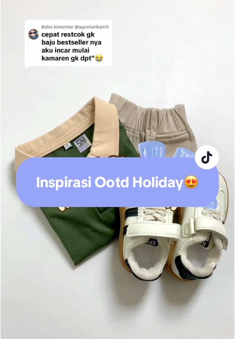 Membalas @@agusriankamill yang ini bukan? Gas buruan co sebelum kehabisan lagii😭😭 #ootdbaby #basicfit #fyp #holiday 