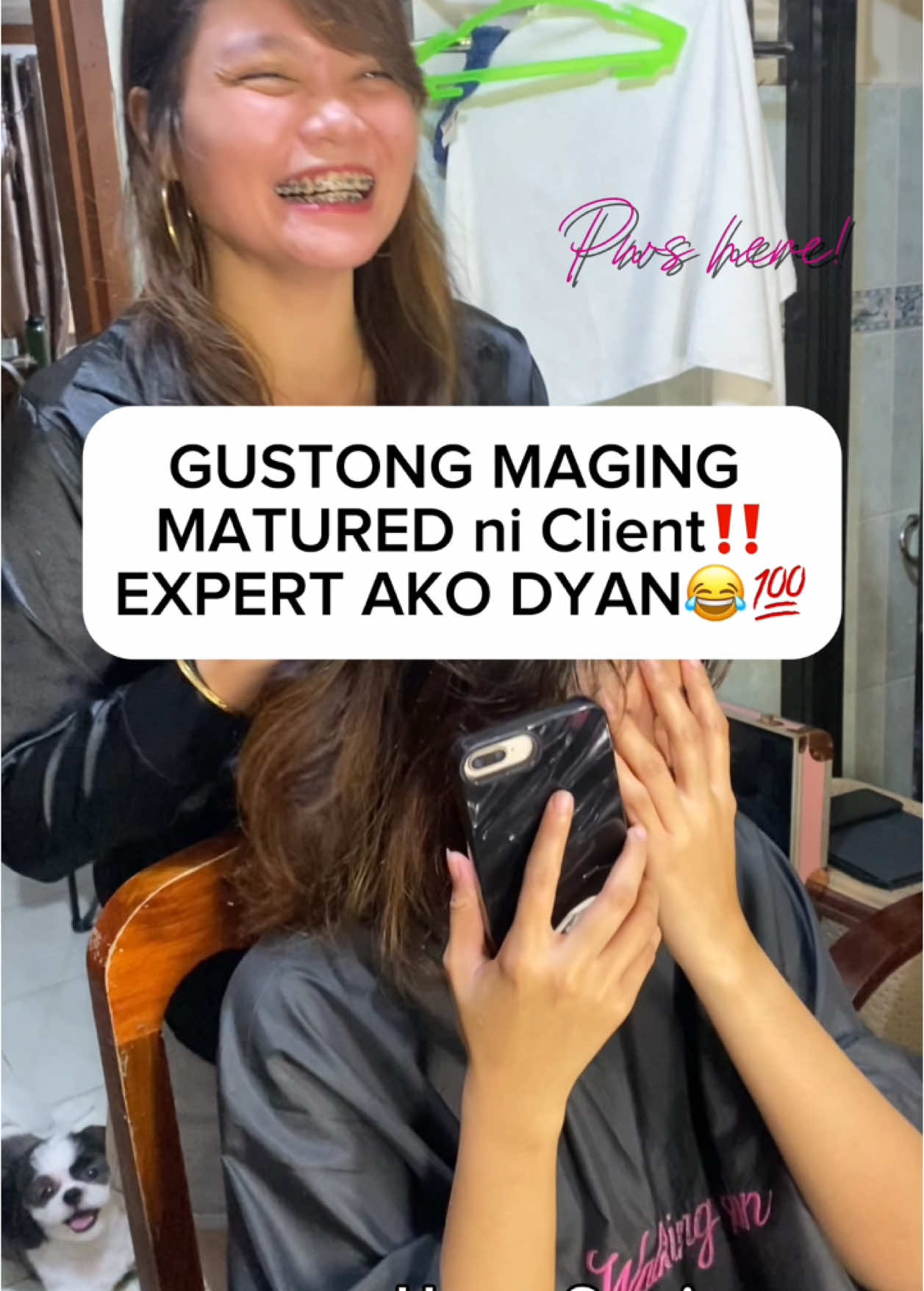 MATURED BA  KAMO? Expert ako dyan! 😂 📍Sta Maria Bulacan  Home Service, Home Salon #homeservice #homesalon #haircolorbalayage #homeservice #balayage #fyp #nearby #near #HairColorCreation #homeservicehaircut #haircolorbalayage #koreanperm #HairColortoning #rebond #MyPassiontheirSatisfaction  #HairComesChristmas#HappyNewHair #family #PaskoClient#PaskoWalkingSalonServices #PaskoHairBalayage#investment #PaskoHairColor #renovation #PaskoBrazilianBlowout #kulaysabuhok#balayage #taytayrizalsalon #salonhomeservice #rizalbalayagesalon