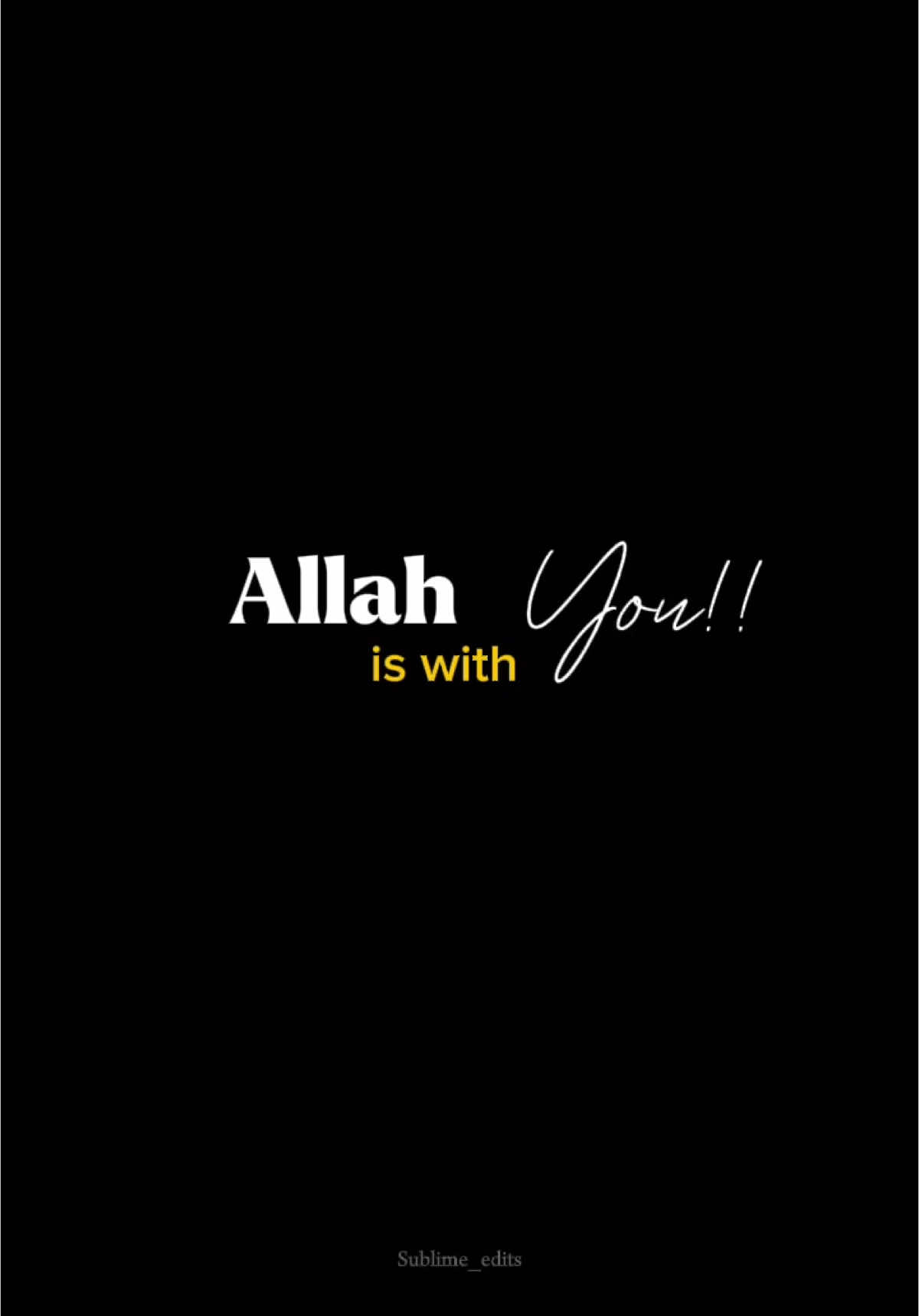 Allah is with you 💗🥹 #CapCut #sublime_editz #foryou #fypシ #islamic_video 