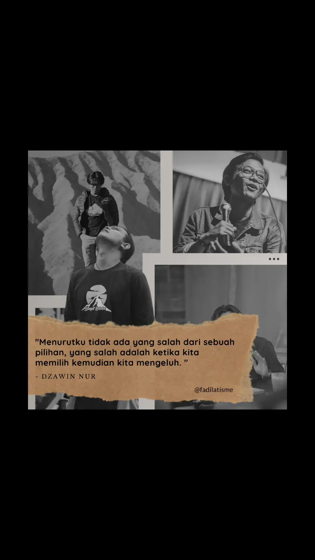 enough.  #dzawin #dzawinnur #quotes #pilihan #mengeluh #standupcomedy #standup 