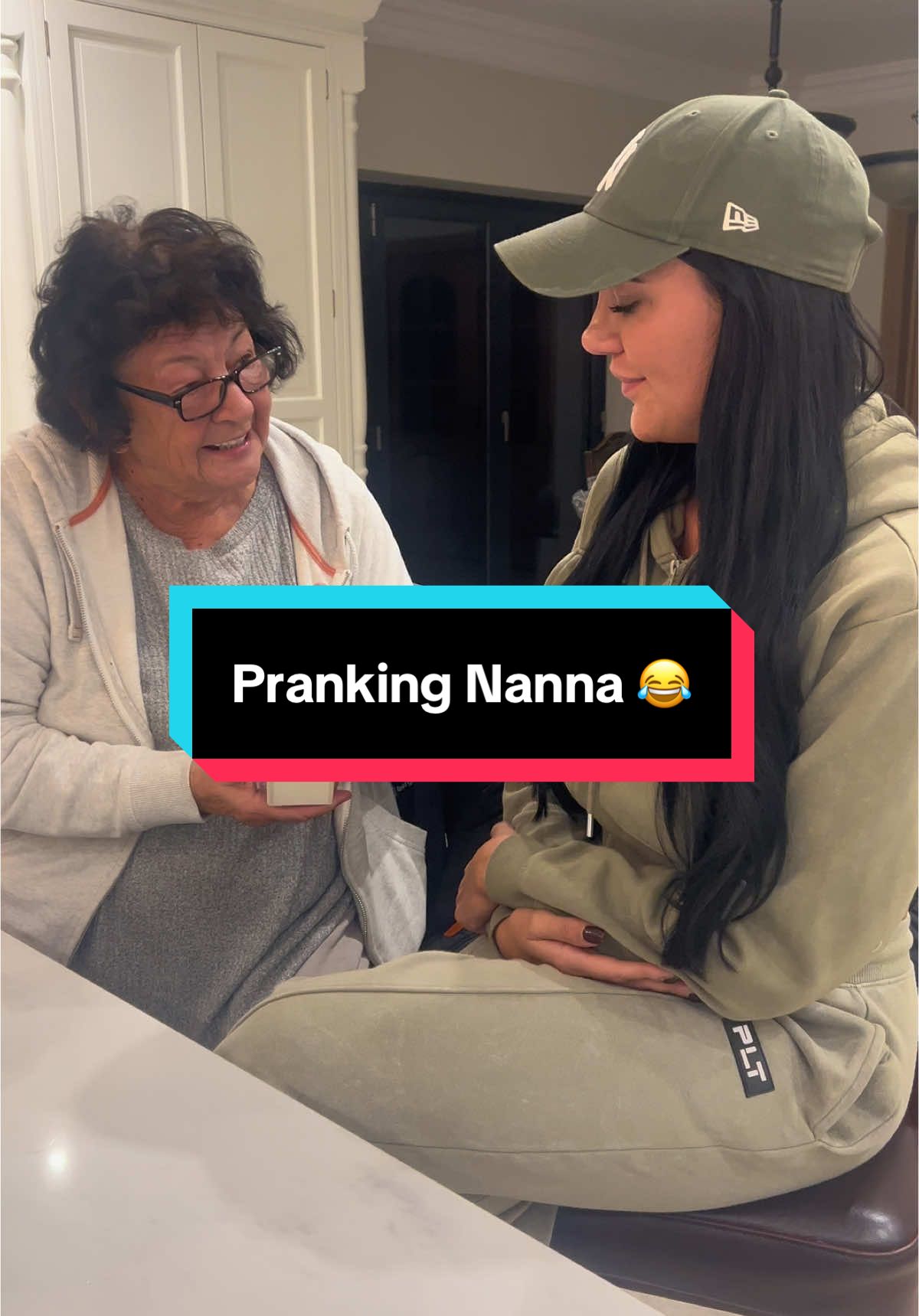 The most patnetic fake christmas present but this was alot of fun 😂😂  #fyp #christmas #prankwars #funnytiktok #fake #presents #nanna #surprise #gift 