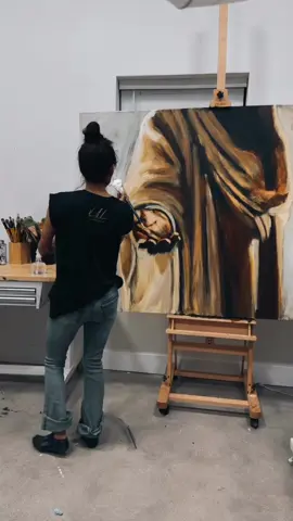 “Beckoning” - This piece is a reminder that He is always drawing you near to Him. It doesn’t matter what you’ve done, Jesus Himself has already paid the debt to make a way for you to come to the Father. All it takes is your yes. 🤍 #jesus #jesussaves #jesuslovesyou 