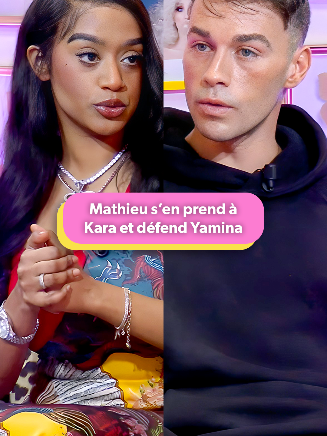 Mathieu clash Kara pour défendre son amie Yamina 🫣 #mathieudor #kara #karafrenchieshore #yamina #frenchieshorediff #interview #samzirah #AJA