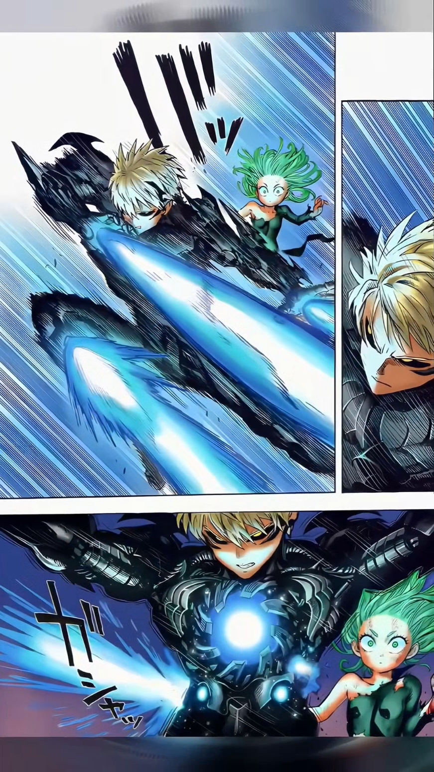 Tatsumaki X Genos 🥶 #tatsumaki #genos #demoncyborg #onepunchman #opmmanga #opmedit #fyp 