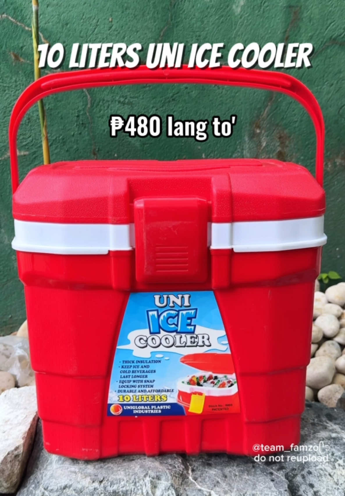 10 liters Uni Ice Cooler with insulator and Snap ✅L 34 cm W 24 cm H 33 cm ✅Equip with Snap locking system to keep ice and beverages last longer. ✅It has a thick Insulation and made of durable materials. ✅Very affordable and economical ✅It has a handle for easy handling of the product. ##uniicecooler##icecooler##cooler##miniicecooler##icebucket##10litersicecooler##iceinsulatedbox##icebox##cuteicebox##thickicebucket##fyp##fypシ゚viral##ttsbudolfinds##wowsulitdeals##paydaysale##fridayfriyay##MySweldoBudol ##TikTokShopFuntasticPayday##SummerSayaSale##bonggangfridayfriyay##lifestylechallenge ##techsaya##techbudolfest##foodtripfavesph##trendytreatsph##hometokshop##homeimprovement##buymoresavemore##fashionfriday##TikTokShopFashion ##tiktokshoptita##back2schoolsale##tiktokshopbeauty##selfcaretts##healthTTS##beautyfavorites##tiktokshopglowup##BBPlaytimeEssentials##tiktokshopph11##11sale##tiktokshopontrend##christmassale##newyearsale@@MandarineMorsels Online Shop