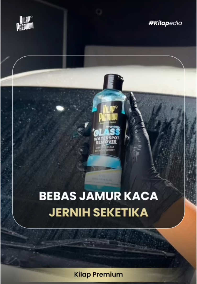 Hempas jamur kaca mobil jadi bersih kinclong yang nyata, Ini rahasianya sob🤪 Hydrogel Glass Waterspot Remover sudah diformulasikan sedemikian rupa supaya efektif hempas jamur kaca namun tetap aman untuk kaca mobilmu sob. Mumpung back in stock, check out produknya sekarang! ———————— Pembersih Kaca, Pembersih Jamur Kaca, Pembersih Waterspot Kaca, Pembersih Kerak Air Kaca, Glass Waterspot Remover #PembersihKaca #PembersihJamurKaca #PembersihWaterspotKaca #PembersihKerakAirKaca #GlassWaterspotRemover #KilapPremium #ProtectYourPassion