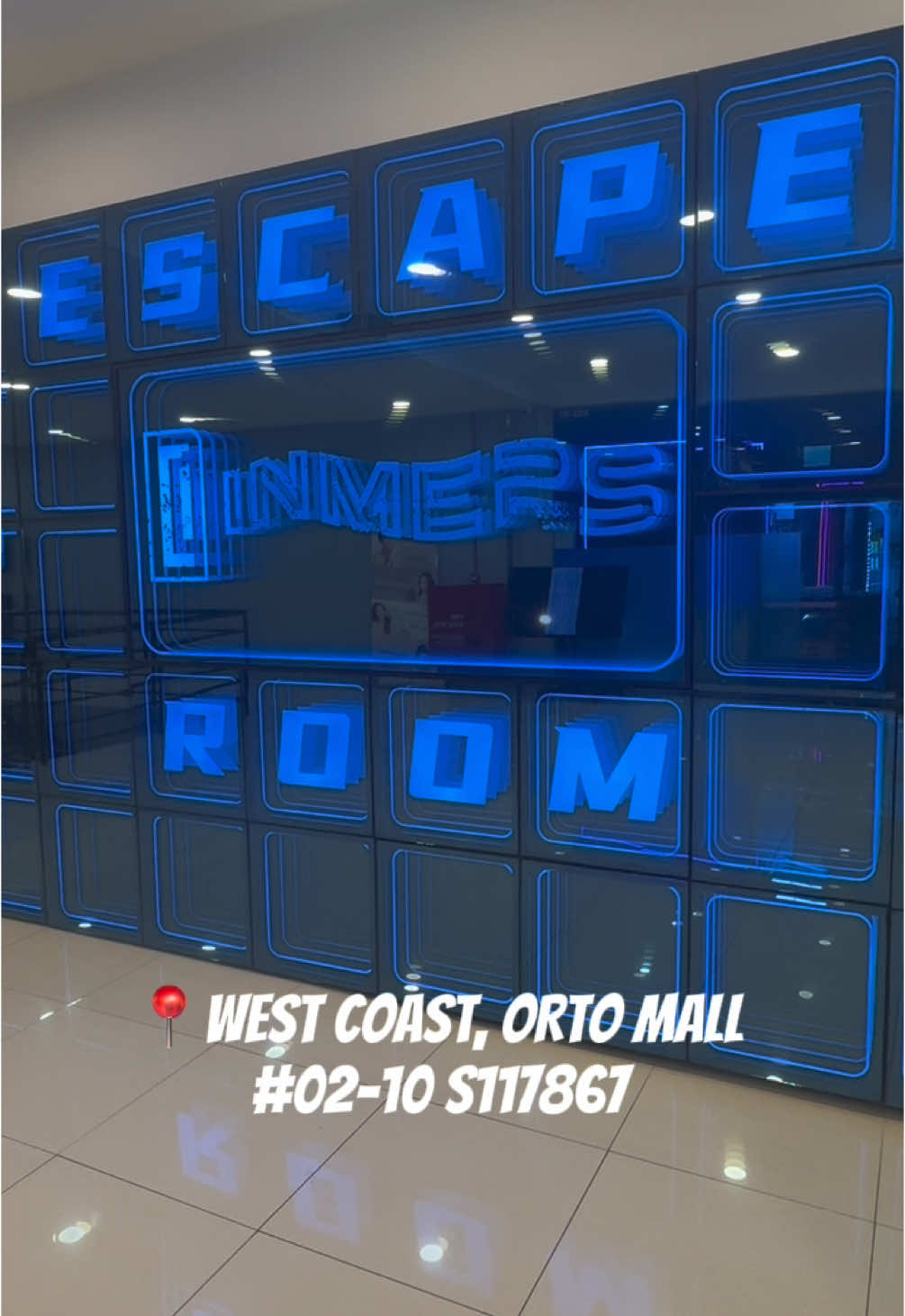 Finally somewhere in Singapore that lives up to the hype 📍West Coast, ORTO Mall #02-10 S117867 @INMERS  #escaperoom #singapore #fypsg 