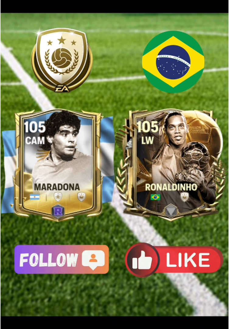 Maradona 🇦🇷 vs Brazil 🇧🇷 #fcmobile #fcmobile24 #fifamobile #fifa24 #fc25 