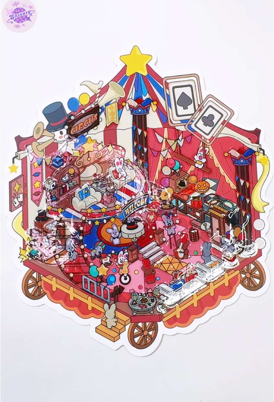 ASMR DIY 3D Miniature Sticker Scene:Circus🤡🎡🎢🎠🎪#asmr #stickers #cutesticker #stickershop #scene #stickerart #stickerlover #DIY #forupage #diylover #craft #3dsticker #asmrtiktoks #cute #satisfyingvideo #SmallBusiness #asmrsounds #giftideas #giftforkids #giftforher #sticke #stickergame #stickermaking #stickerchallenge #stickertok #diyproject #diystickers #usa🇺🇸 #canada🇨🇦 #au #europe #unitedkingdom #de #fr #spain #saudiarabia🇸🇦