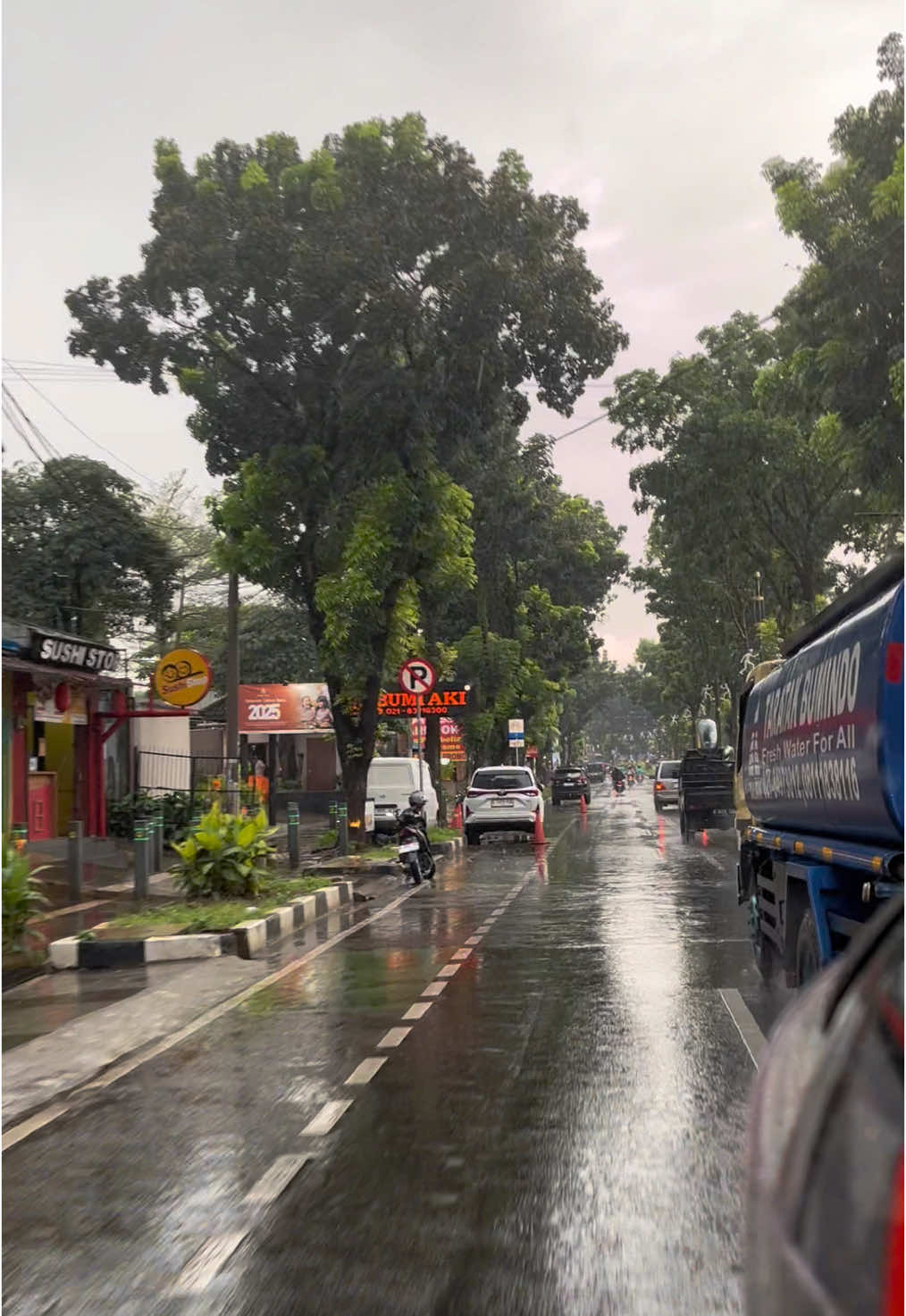 pakansari rain 🌧️ #pakansari #rain #bogor #fyp 