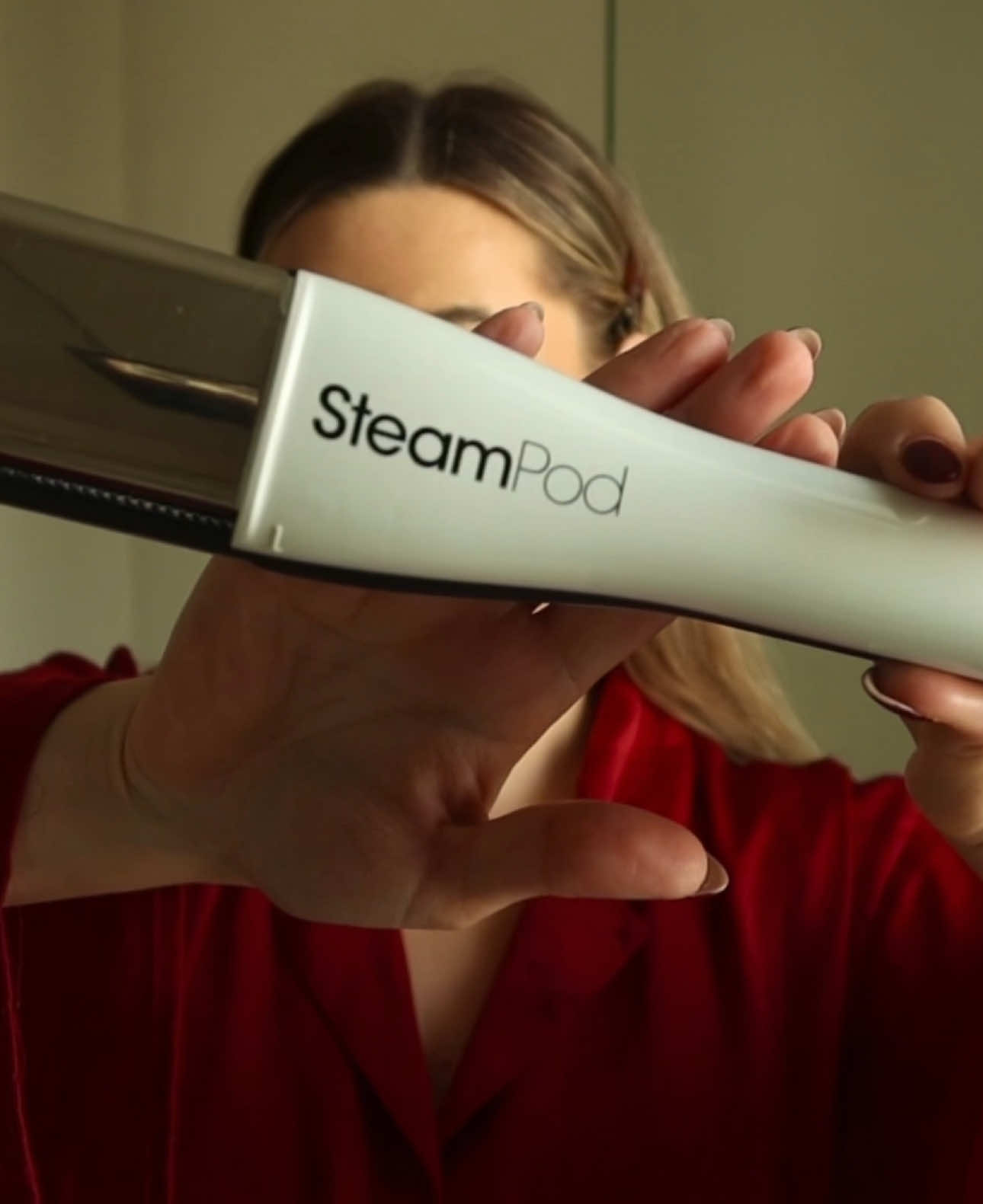 Curl my hair with me - using my steampod by @L’Oréal Paris 🤍  #hair #hairtok #loreal 