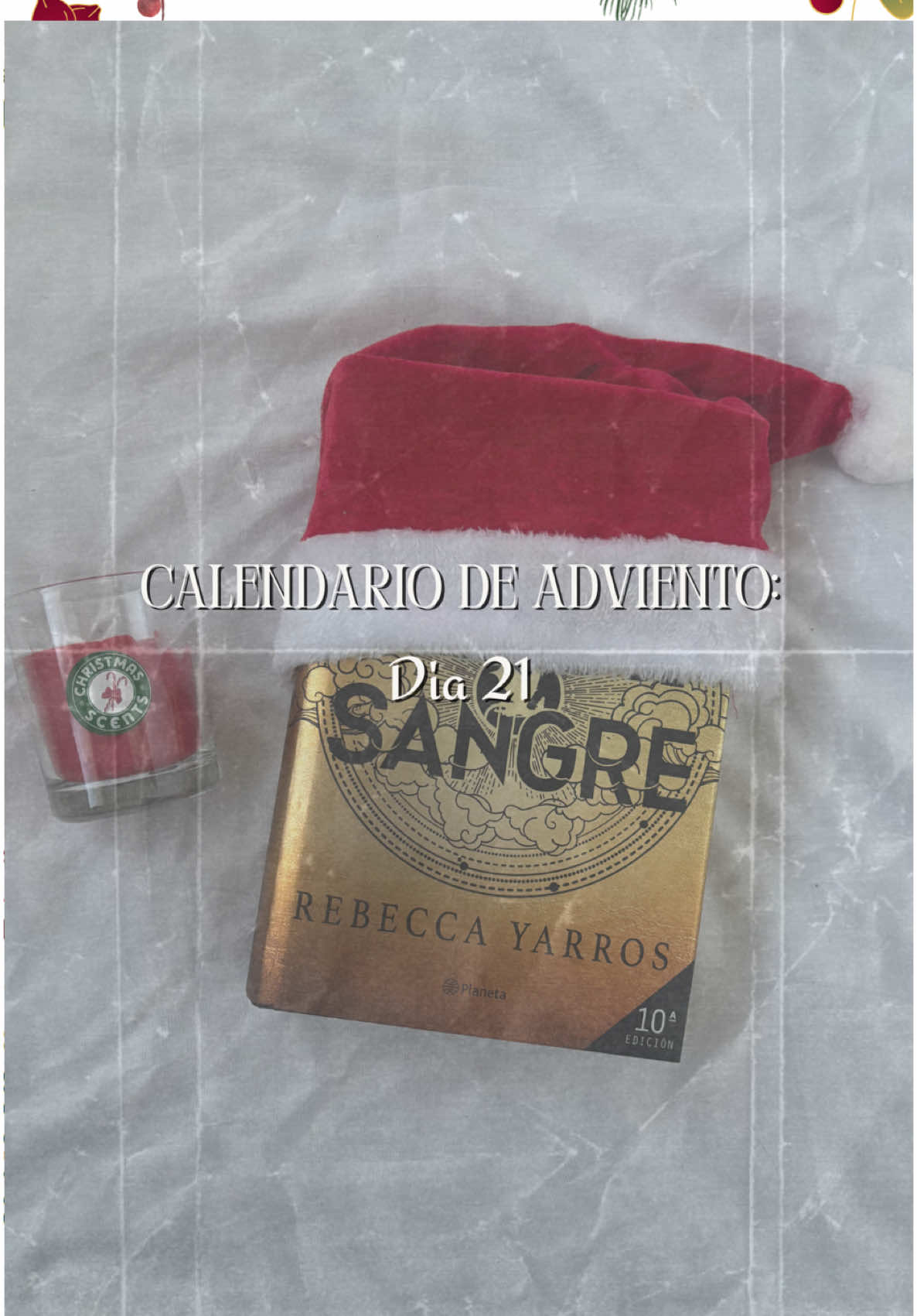 ¡Hola corazones! ❤️🎄 Día 21 de diciembre, seguimos con el calendario de adviento. Cada día tendréis una recomendación de un libro que me encantó y su aesthetic 🥰✨ Si aún no te lo has leído, esta es tu señal 😍 Hoy os traigo Alas de sangre de Rebecca Yarros 🐉 #books #bookstagram #booklover #bookstagrammer #bookstagramespaña  #libros #parati #foryou #foryoupage #fyp #librosrecomendados #christmas #navidad #calendariodeadviento 