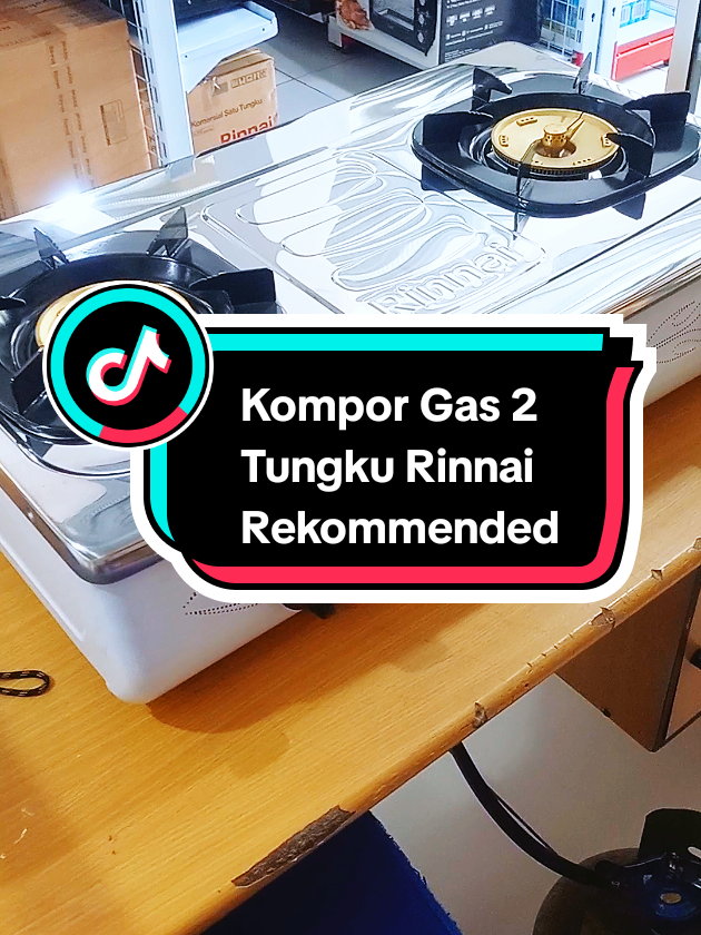 Kompor Gas Rinnai 2 Tungku Api Besar Turbo Rekommended  #komporgas #komporgasrinai #fyp #fyppppppppppppppppppppppp 