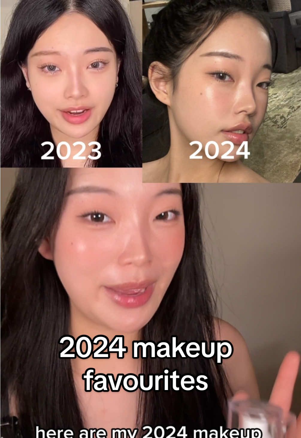 Non sponsored 2024 makeup favs!!! #koreanmakeup #japanesemakeup #makeuprecomendation #kbeauty #idolmakeup #glassskin 