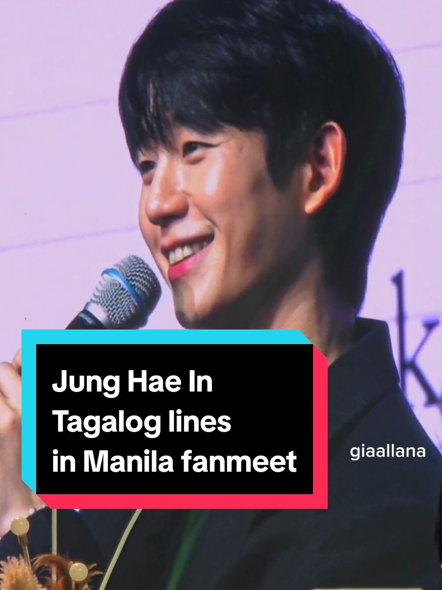 #LoveNextDoor actor Jung Hae In speaks in Tagalog 