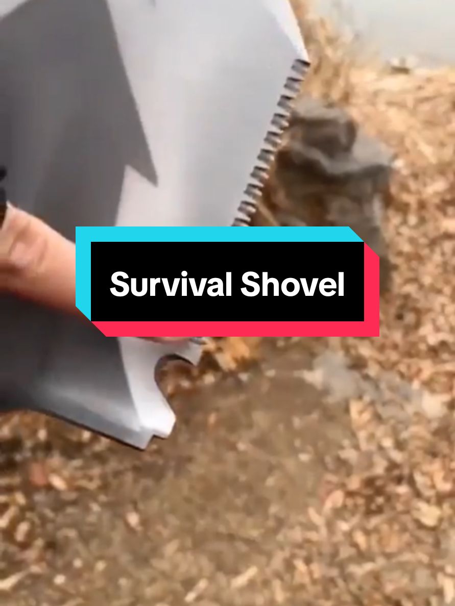 Multipurpose Survival Shovel. #fyp #survivalkit #wajibfyp 