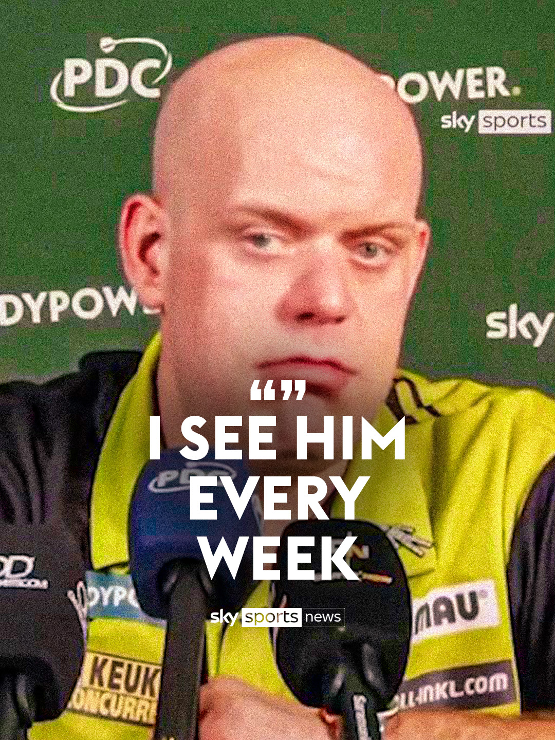 Will Michael van Gerwen be watching Luke Littler play tonight in the World Darts Championship? #mvg #vangerwen #littler