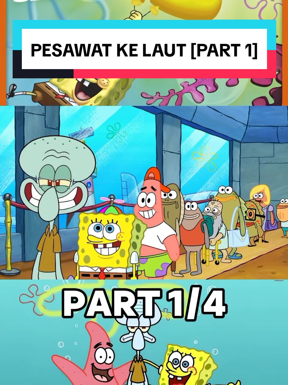 Spongebob Bahasa Indonesia | Season 13 - Pesawat Ke Laut | Part 1 #spongebobbahasaindonesia #kartunlucu #kartunanak #kartun2024 #fypシ  #cartoon #spongebobmovie #spongebob #lewatberanda #spongebobindonesia #spongebob2024 