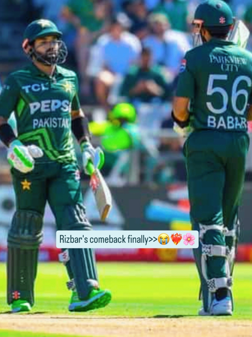 The way both are performing litterly it reminds that rizbar era of 2021 and 2022 😭😭 Rizwan 80's and babar's 73 matters most 😌🫀🎀 #babarazam #muhammadrizwan #rizbar #rizzi #bobby #murshad #kaptanaaa #ba56 #king #cricketworld #moment #victory #pctarmy #pct2024 #pctboyz #Fastbowler #crazyfan #cricketfever #cricketlover #rizbar001 #pctvibes56 #pakistan #pakistancricketteam🏏🇵🇰  @Pakistan Cricket Board 