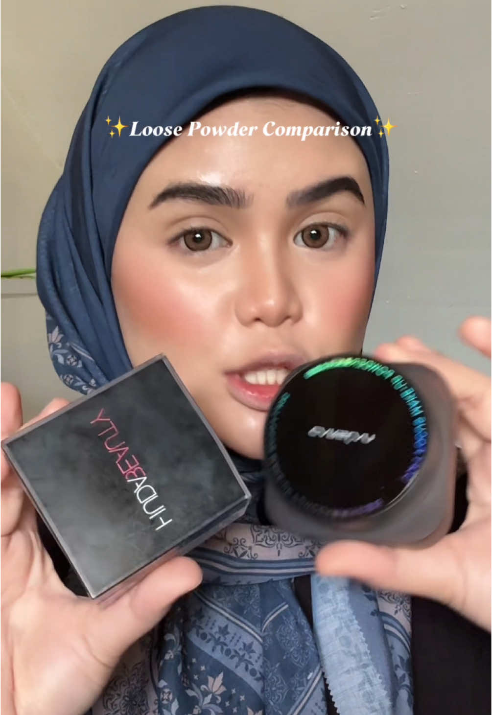 CARSLAN VS HIGH END LOOSE POWDER?!#CARSLAN #carslanmy #carslanpowder #makeup #beauty #makeuptutorials #settingpowder 