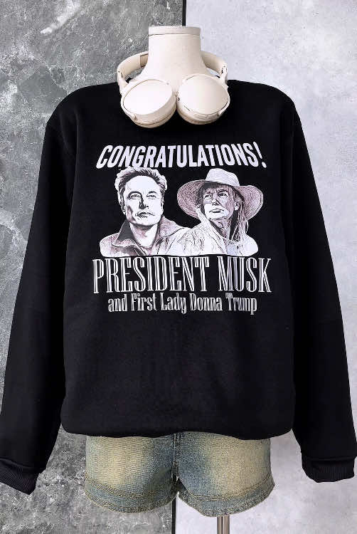 Congrat President Musk and First Lady Donna Trump 👍🏼 #trump #elonmusk #funnyshirt #presidentmusk #firstladydonnatrump #trumpelonmusk #trumpshirt #doge #elon #wethepeople #shutitdown 