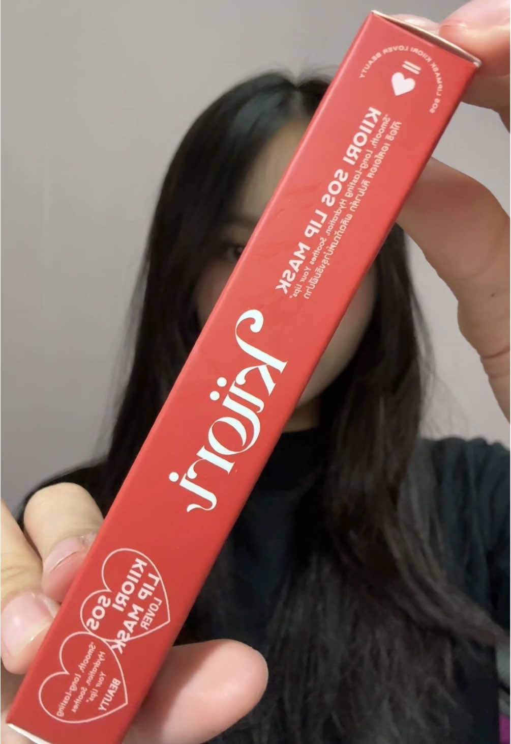 ลิปsos lip mask  บำรุงริมฝีปากใช้คู่กับลิปจิ๋ว ปากนุ่มน่าจุ๊บ #liplover #ลิปจิ๋ว #ลิปเลิฟเวอร์ #KIIORI #คิโอริ @CEO LIP LOVER @KIIORI_TH 