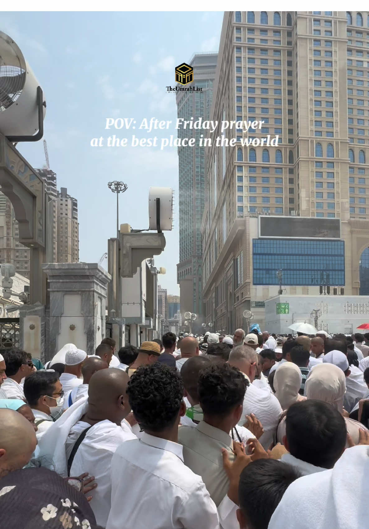 POV: You go out from the best place in the world after Friday prayer 🕋 #fyp #umrah #umroh #tipsumrah #doa #fypシ゚ #saudi #makkah #masjidilharam 