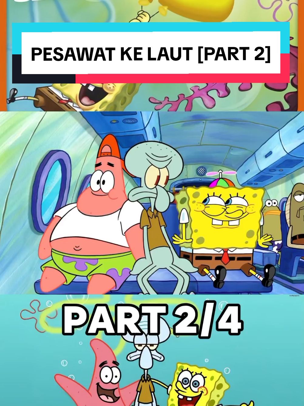 Spongebob Bahasa Indonesia | Season 13 - Pesawat Ke Laut | Part 2 #spongebobbahasaindonesia #kartunlucu #kartunanak #kartun2024 #fypシ  #cartoon #spongebobmovie #spongebob #lewatberanda #spongebobindonesia #spongebob2024 