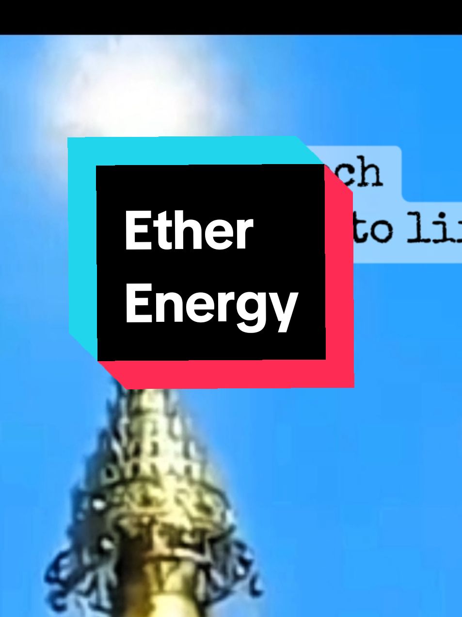 Free energy through the  #tartaria #tartarianempire  #ethereal #ether #aether #freeenergy #tesla #teslacoil #plasma 