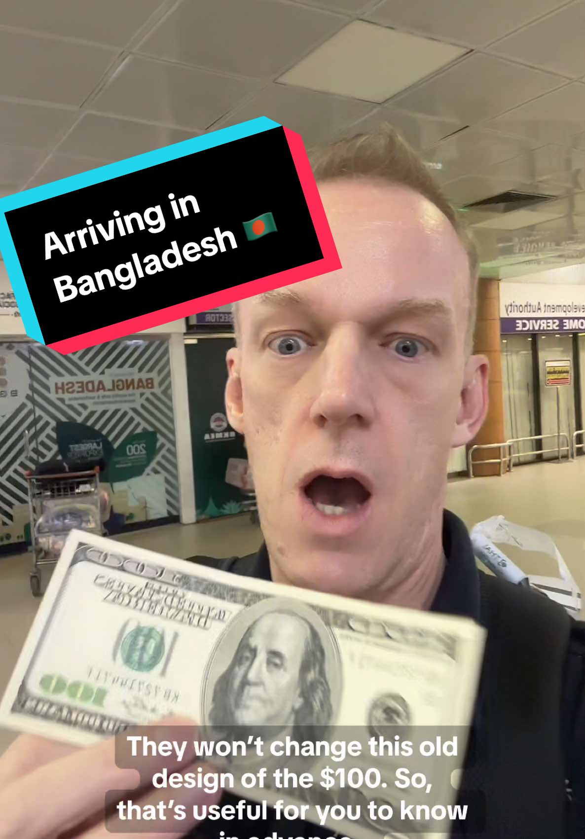 Arriving in Bangladesh 🇧🇩. Is Visa On Arrival easy? Best way to leave the airport is by private car. Bring new bills to change money. Have hotel booking, return flight ready. Pay the $50 fee before going to the counter. Ask the airline for the forms before you land. #kopete #myanmar #tiktokmyanmar #thankyoumyanmar 