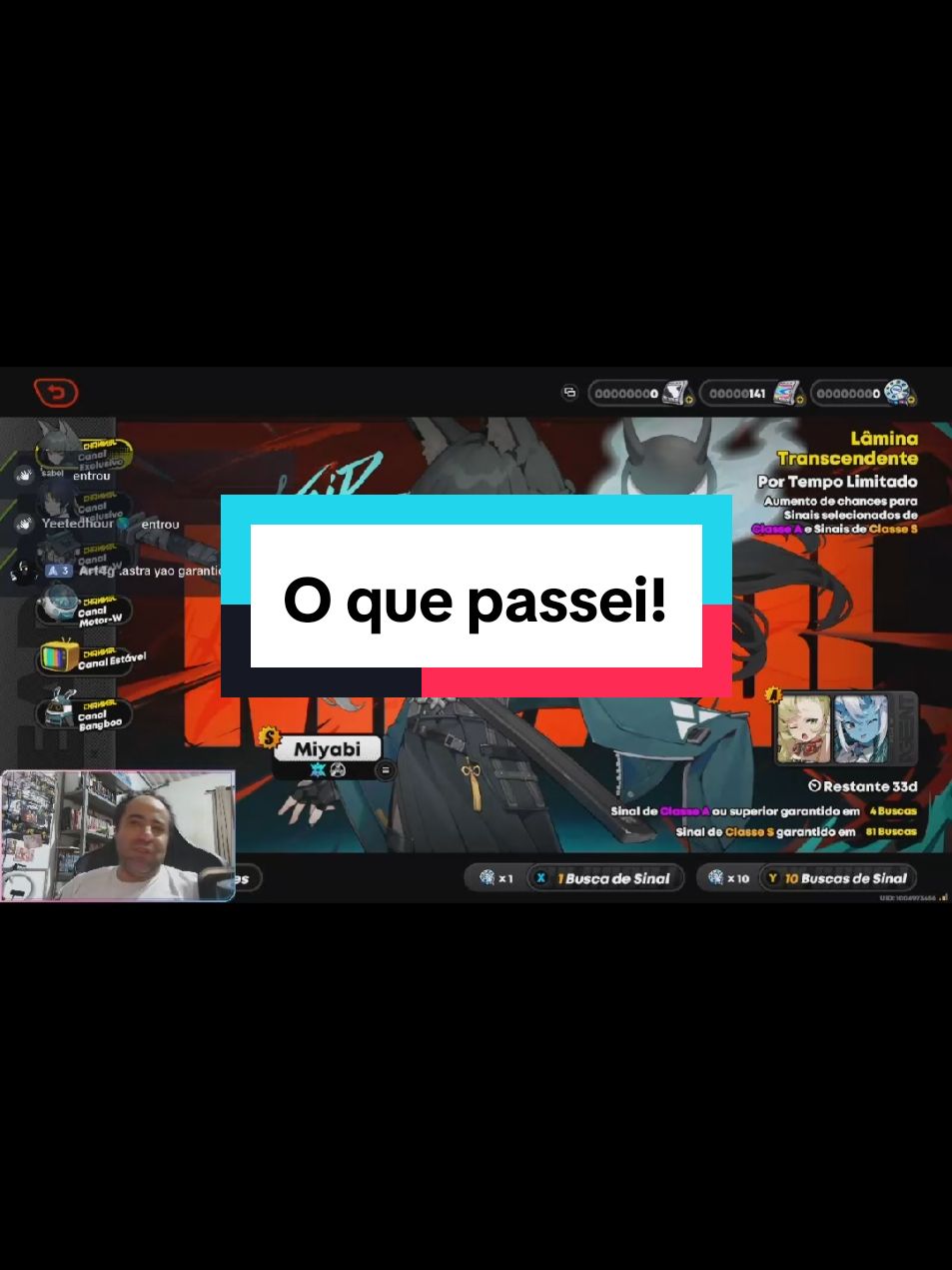 Quando já acabou tudo só resta a esperança! #zenlesszonezero #zzz #gacha #tiros ##miyabi #LIVEhighlights #TikTokLIVE #LIVE 