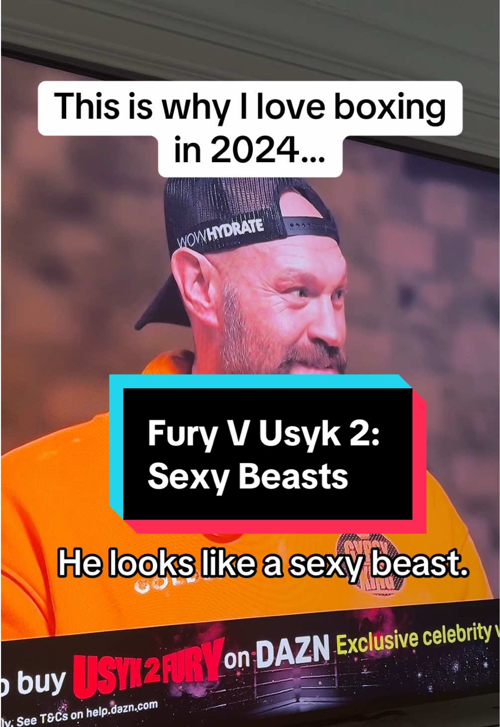 This is why I love boxing in 2024. #tysonfury #oleksandrusyk #usyk #fury #furyusyk #furyusyk2 #rematch #furyusykrematch #dazn #usyk2fury #usykfury #boxing #boxer #boxers #boxing🥊 #boxingin2024 #fight #sexybeast #sexybeats 