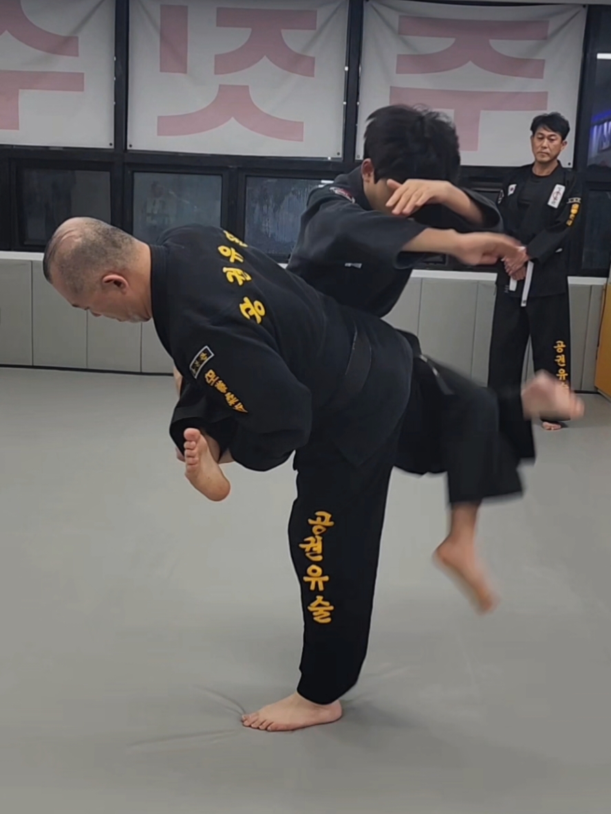 Sweep Kick Counter Tutorial  🥋🇰🇷 공권유술 미들킥 카운터    #martialarts #Korea #exercise #training  #Hapkido #kangjun #Jiujitsu #BJJ #Judo #karate #boxing #MMA #kungfu #selfdefence   