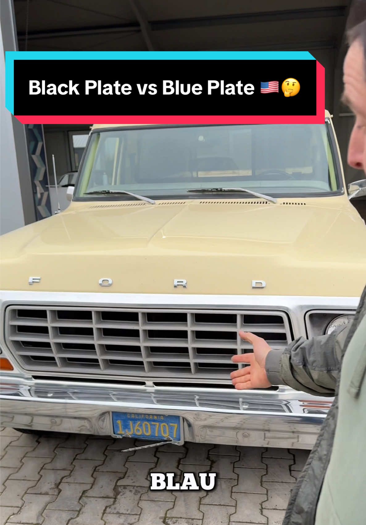 Black Plate vs Blue Plate Truck? 🤔🇺🇸 Was bedeutet das? #truck #usa🇺🇸  #f150 #f250 #ford #auto  