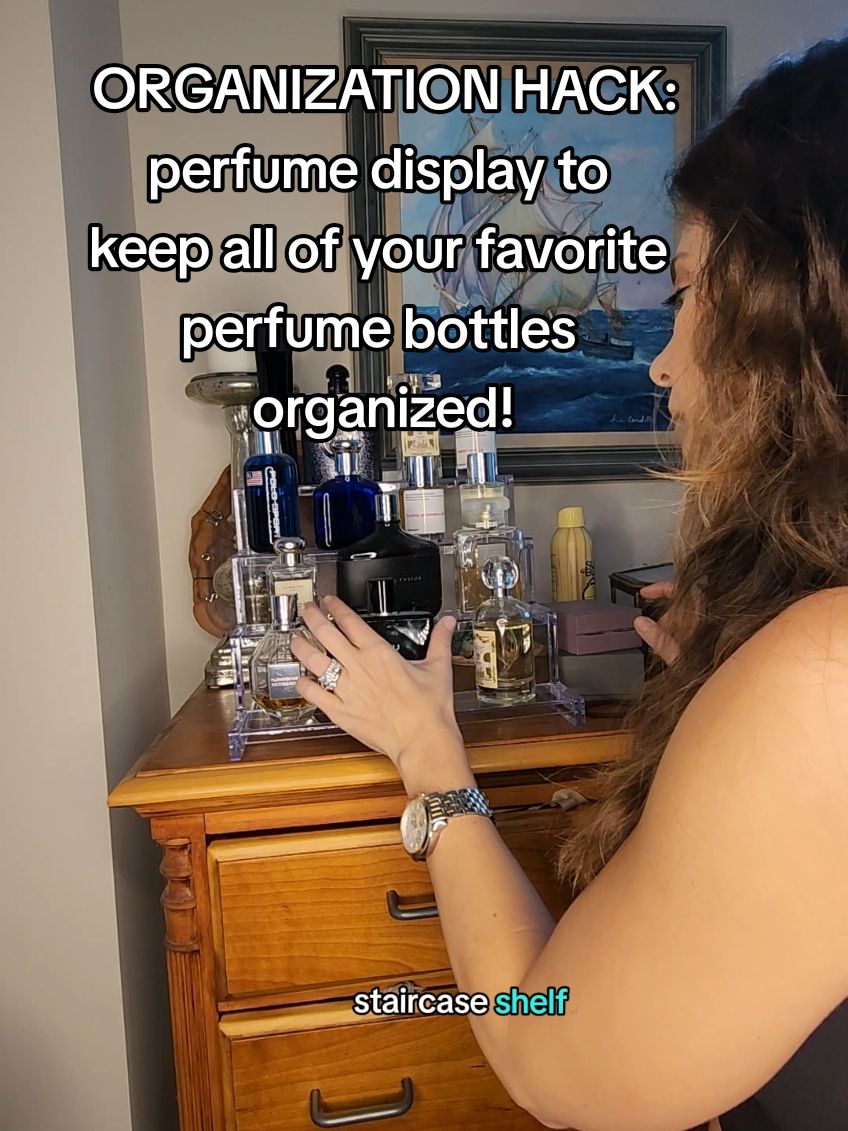 perfume display to leave your perfume organized and you can see your perfume bottles!!! what perfumes would be sitting on your perfume display?! #perfumedisplay #organizeperfume #perfumetiktok #bestsmellingperfume