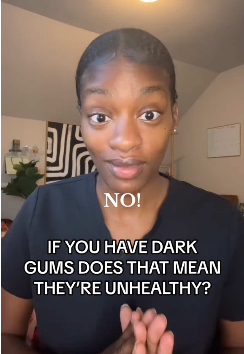 Are you a dark gums person? Hear me out! Dark gums doesn’t necessarily equate to unhealthy gums. Take a look… #dentistry #dentalcare #healthygums #periodontist #periodontaldisease #oralcare #darkgums #melanin #foryoupage 