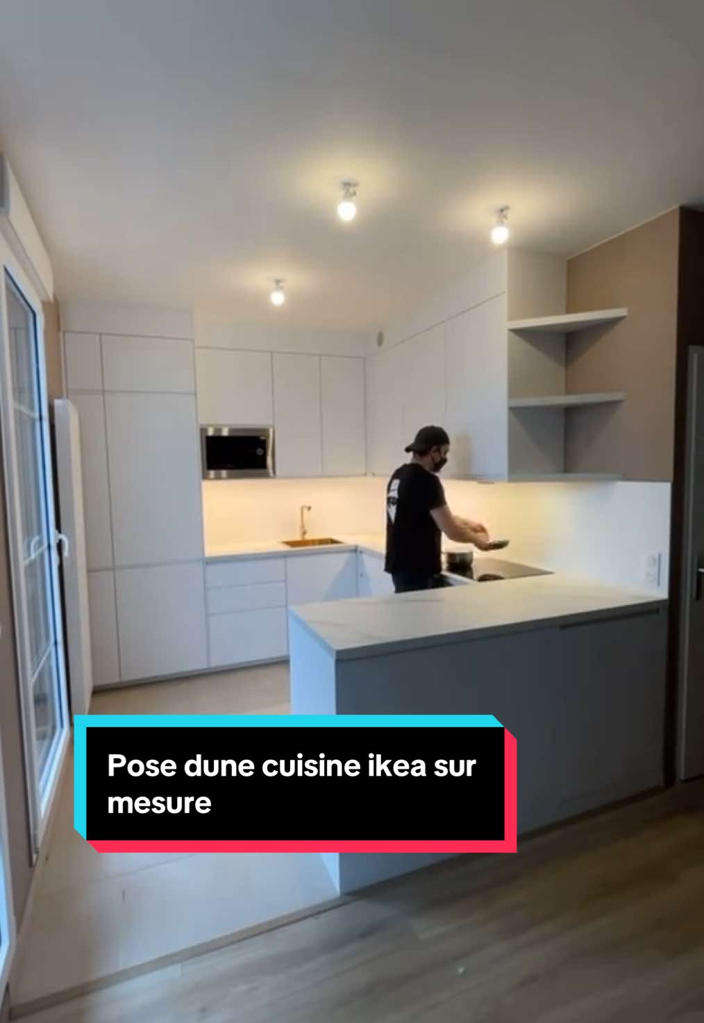 #menuisier #posecuisine #cuisiniste #cuisine #cuisineequipee #ikea #ikeakitchen #travaux #paris @IKEA @IKEA France @BOOBA 