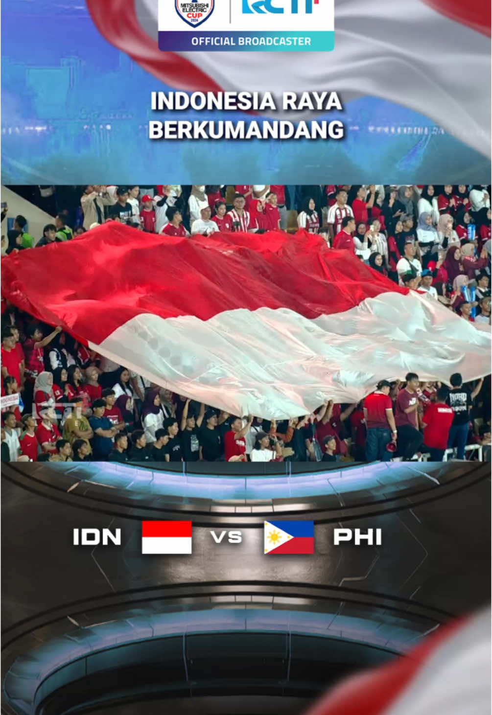 Merinding! Indonesia vs Filipina Streaming di rcti.plus/timnas #RCTIPlusSports #RCTIPlusSuperApp #TimnasIndonesia #GarudaMendunia #Timnas #MitsubishiElectricCup #aseanutdfc #kitagaruda #Timnasday 