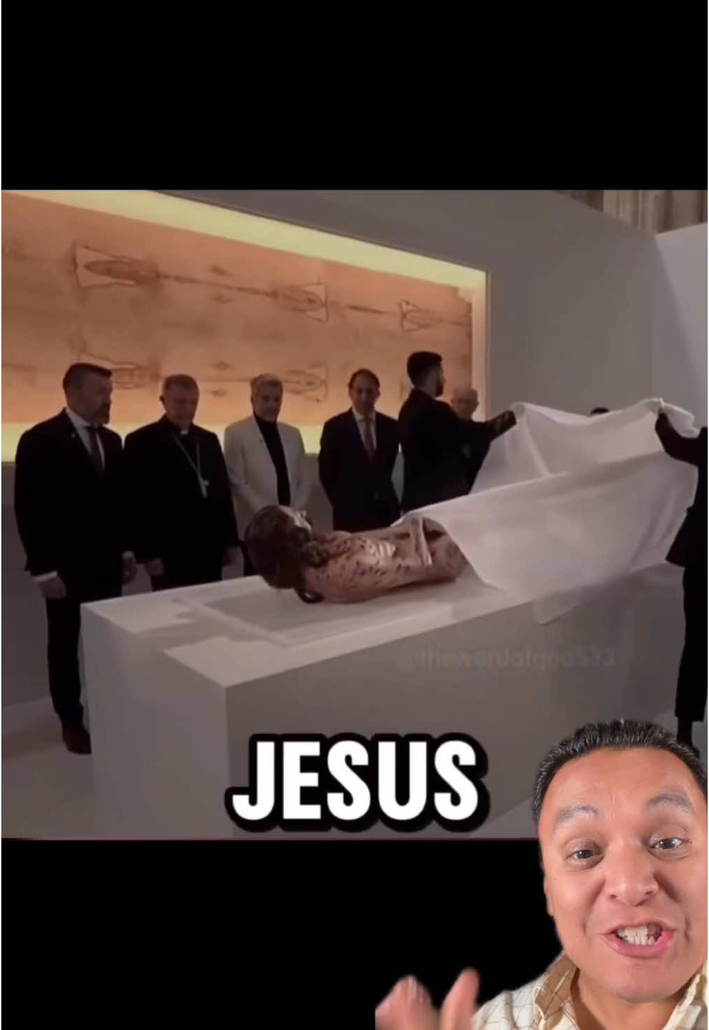 A LIFE SIZE JESUS‼️🤯😱#jesus #science #faith #bible #christian #omg #viral 