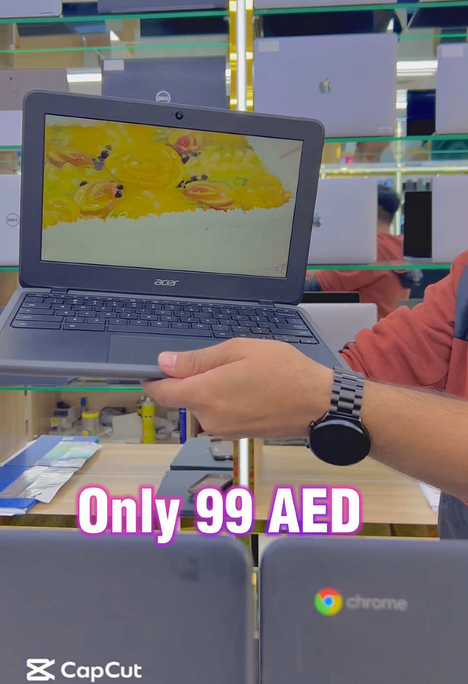 Latest Chromebook AED 99 #foryou #foryoupage #capcut #fyp #tiktok #viral #trending #acer #chromebook #dubai #uae #offer 