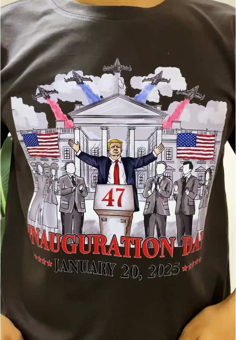 The shirt's patriotic spirit outweighs its cost, less than a cup of coffee❤️🇺🇸❤️🇺🇸❤️ #Trump #Trump2024 #donaldtrumpedit #presidentTrump #InaugurationDay #January2025 #President47 #AmericanPride #PatrioticFashion #USA2025 #PoliticalStyle #PresidentialSwag #MAGA 