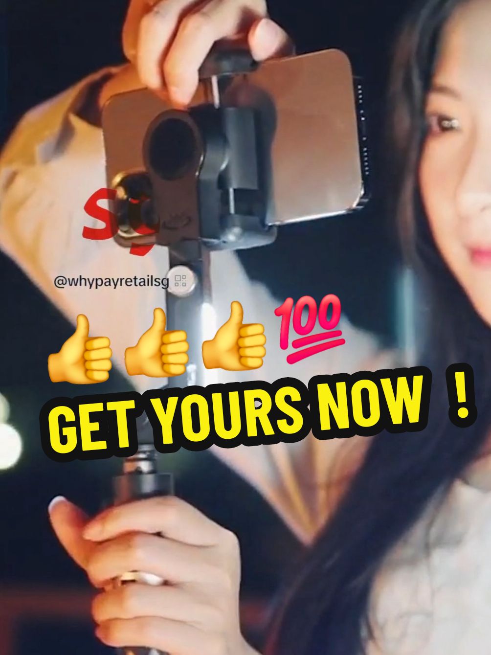 YOU JUST NEED A GOOD Gimbal Stabilizer Selfie Stick Smart Face Tracking Recognition With Fill Light /360° Automatic Rotation/Anti-Shake Technology /Tripod . GET YOURS NOW  !  #fyp #selfie #gadget #Vlog #video  #contentcreator #tiktokfinds #photo #tiktokshopsg #tiktokshopsgsale  #createtowin #weeklywedrush  #tiktokmademebuyit #goodthing  #TikTokShop #tiktokshopping  #sgtiktok #tiktoksg #sgtiktokshop  #tiktoksingapore #singaporetiktok  #singaporetiktok🇸🇬 #fypsingapore  #tiktoksingapore🇸🇬 #fypsg #foryou  #singaporetiktokshop #travel 