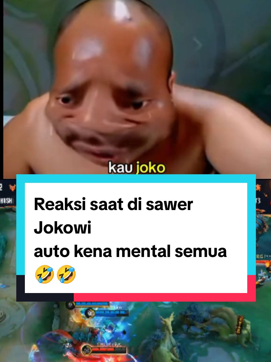 reakasi streamer indonesia saat di sawer Jokowi 🤣🤣 #MLBBLukas #PeerlessLight #pypシ #fyp #creatormlbb #mlbbcreatorbase #mlbbm6 #feedforyou #clip 