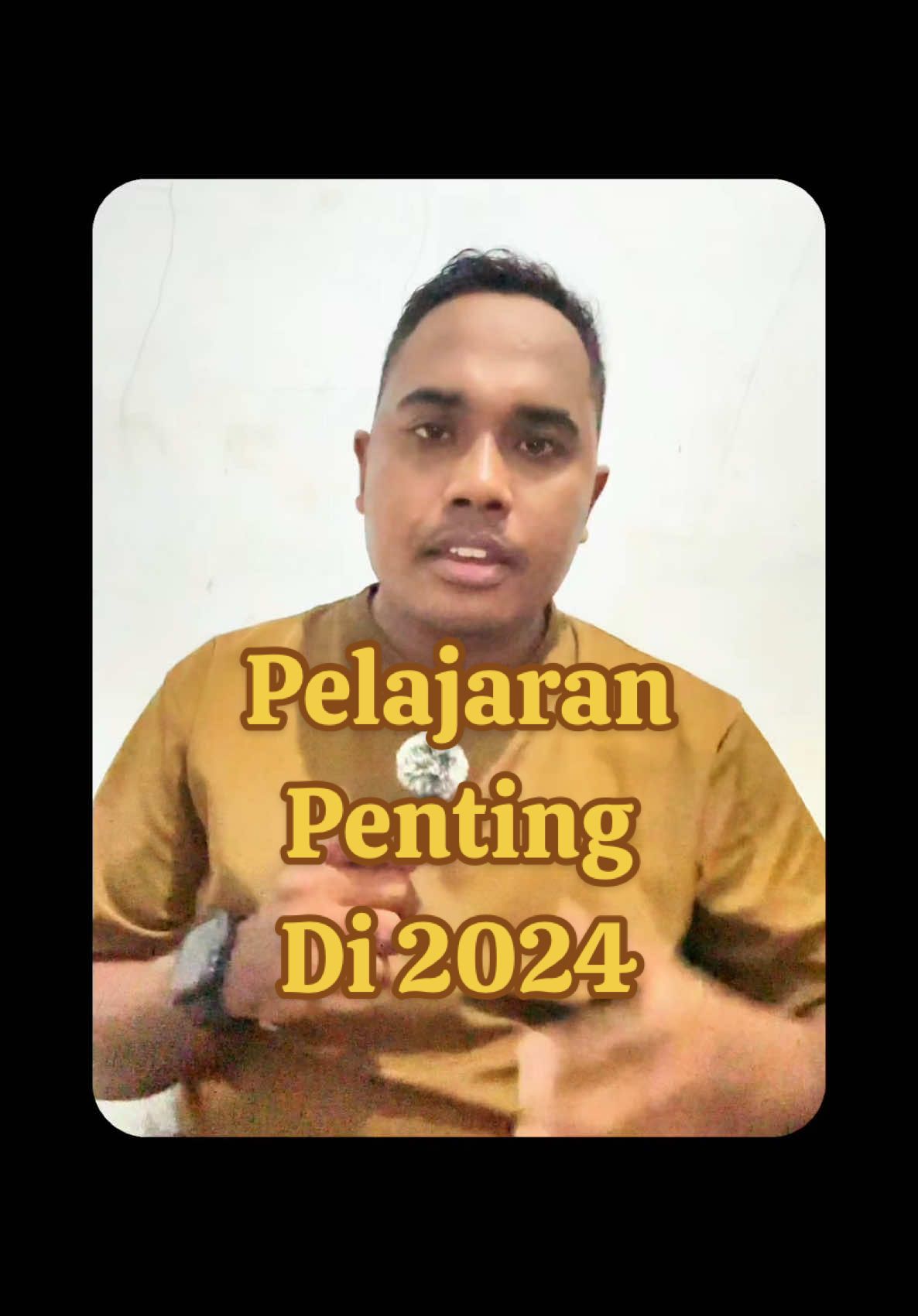 Jangan lewatkan 2024 tanpa mengambil sebuah pelajaran penting dari sepanjang tahun yang kita lalui. 😇✨ #CapCut #khotbahkristen #rohani_kristen #khotbahpemudakristen #rohanividgram #rohanitiktok #fyp 