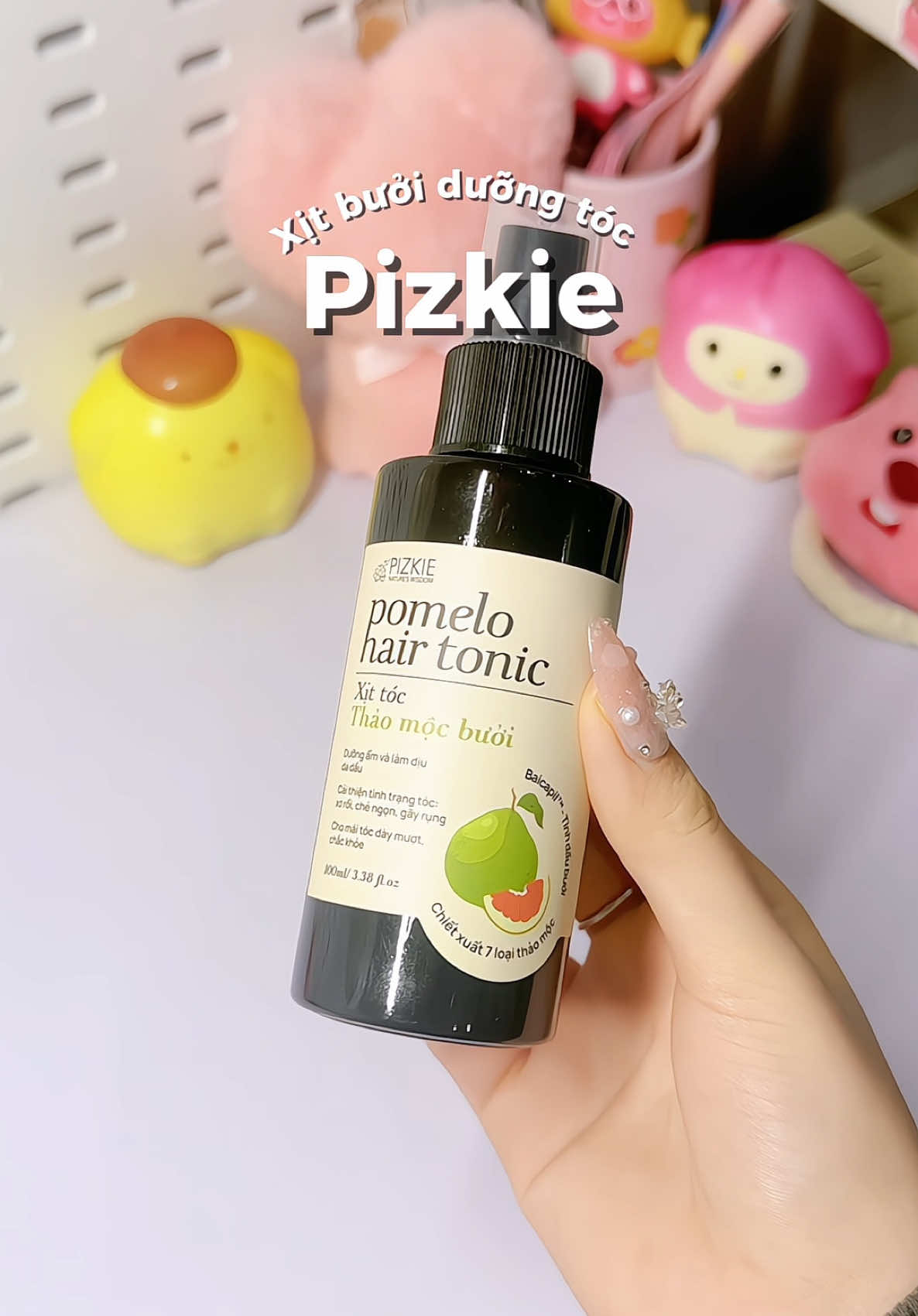 ✨Xịt Thảo Mộc Bưởi🫶🌷✨#goclamdep #pizkie #pizkiexitbuoi #xittoc #moctoc #xitthaomocbuoi #rungtoc #CapCut #xuhuong #review 