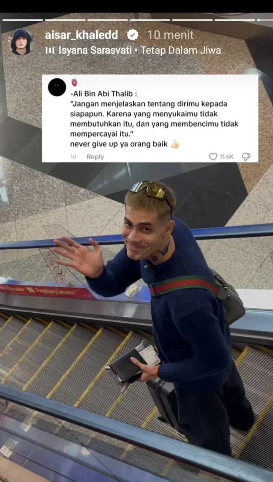 Berjalanlah sesuai kehendak mu orang baik pantang mundur  always strong 