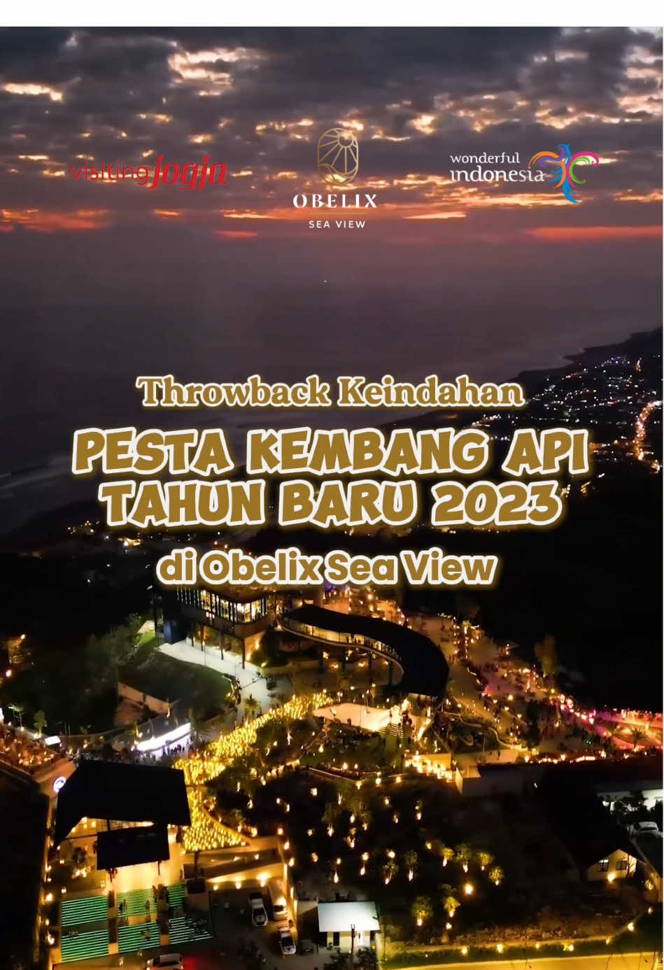 🥳Throwback Keseruan Pesta Kembang Api Obelix Sea View Tahun Lalu🥳 Trowback keseruan event tahun baru di Obelix Sea View. Adakah kamu dalam keseruan acara tahun lalu? Seru dan berkesan kan?  Acara tahun baru Obelix Sea View di tahun ini juga nggak kalah seru karena semakin meriah dengan performance dari sanggar tari Krisna Mukti, Loka Art Studio, Boreno Dragshow, dan HD Band. Di akhir acara akan ada pesta kembang api 🎆 Kemeriahan acara tidak lengkap tanpa kehadiranmu 😉 Jadi tunggu apalagi? ayo agendakan liburan ke Obelix Sea View di akhir tahun 2024 ini🥳 Pastikan kamu ikut seru-seruan bareng dan menikmati pertunjukan yang kami hadirkan 🥰 ⏰JAM BUKA Weekday 09.00-21.00 WIB Weekend & Libur Nasional 08.00-22.00 WIB  📱 Informasi &  Reservasi Travel Agent : 0811 2947 650 Admin : 0811 2947 647  📍 Obelix Sea View (Gmaps Ready)  Alamat: Jl. Paralayang, Padukuhan Gabug, Kalurahan Giricahyo, Kapanewon Purwosari, Kabupaten Gunung Kidul, Daerah Istimewa Yogyakarta 55872  #obelixseaview #wisatamalam #wisatahitsjogja #jogjahits #sunsetview #wisatamalamjogja #tempatviral #viraljogja #liburan #wisatajogja #wisataalam #spotfotojogja #spotfotogratis #pesonajogja #jogja #wisatahits #fotoestetik #jogjaselatan #sunsetview #eventjogja #venueevent #thetwilightparadise #liburankeluarga #wisatakeluarga #sunset #sunsetjogja #wisataromantis