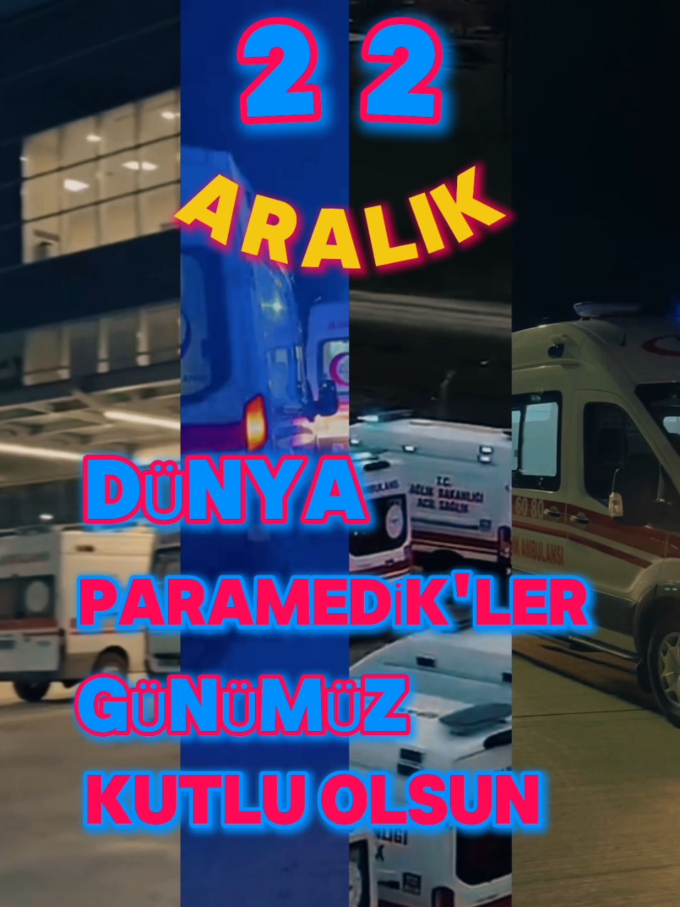 22 Aralık Dünya PARAMEDİK'ler günümüz kutlu olsun 🚑🤍 . . . #22aralıkparamediklergünü #paramedik #paramedics #112acil #ambulance #ambulans #att 